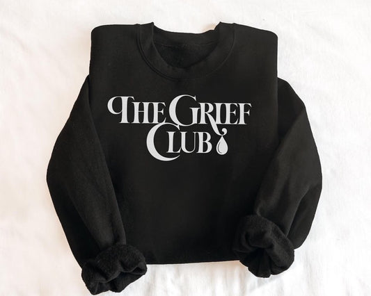 THE GRIEF CLUB - UNISEX BLACK CREW