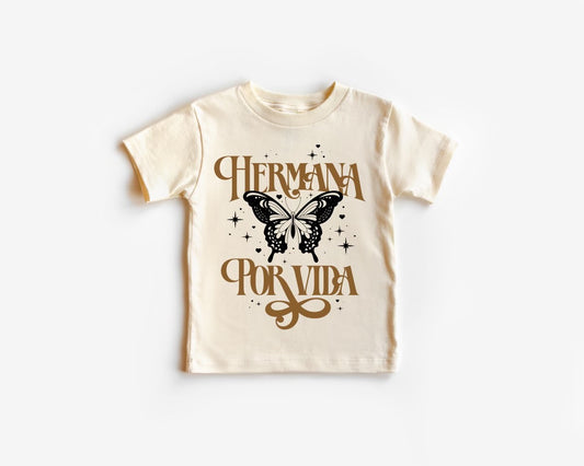 HERMANA POR VIDA - KID CREAM TEE