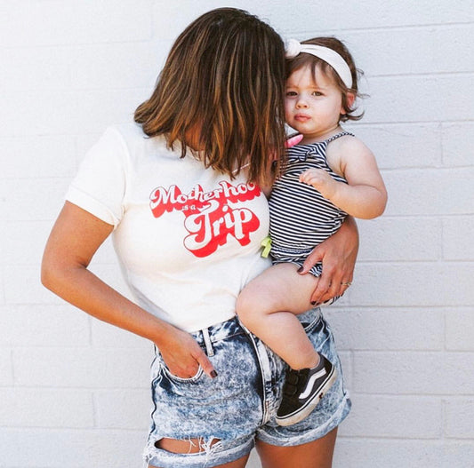 MOTHERHOOD IS A TRIP - UNISEX TEE